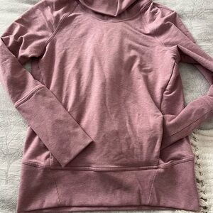 lululemon athletica Mauve Cowl Neck Sweater